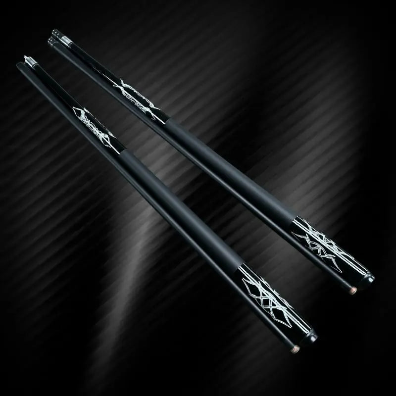 Professional Carbon Fiber Glass Composite Billiards Cue 13mm Tip Angry Pool Cue Stick for Pro Level Player