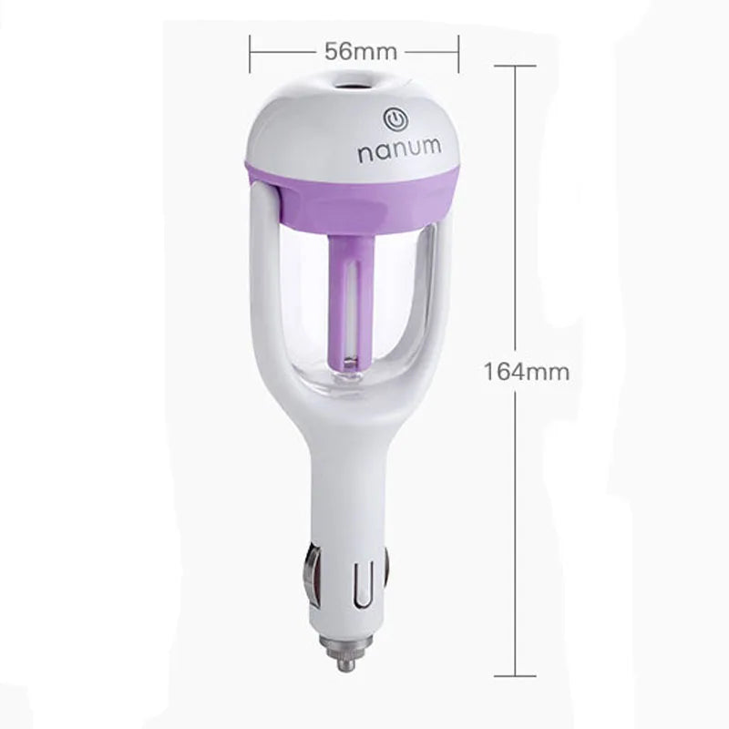 12V Car Air Freshener Car Humidifier Air Purifier Aroma Diffuser Essential Oil Diffuser Aromatherapy Mist Maker Fogger