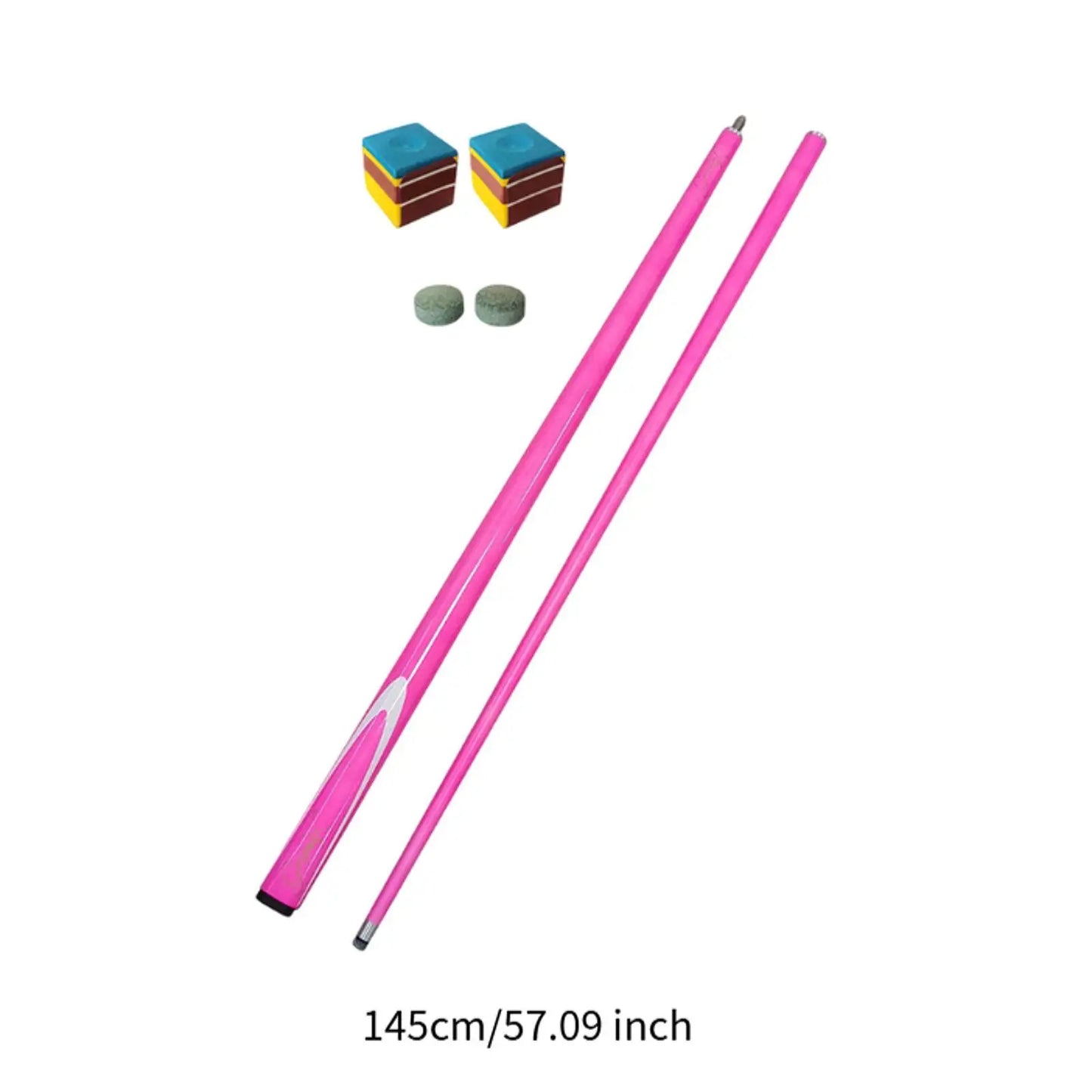 Pool Cue Stick Snooker Cue Carbon Fiber Two Section Portable Billiard Pool Stick Billiard Cue Stick for Men Women Competition