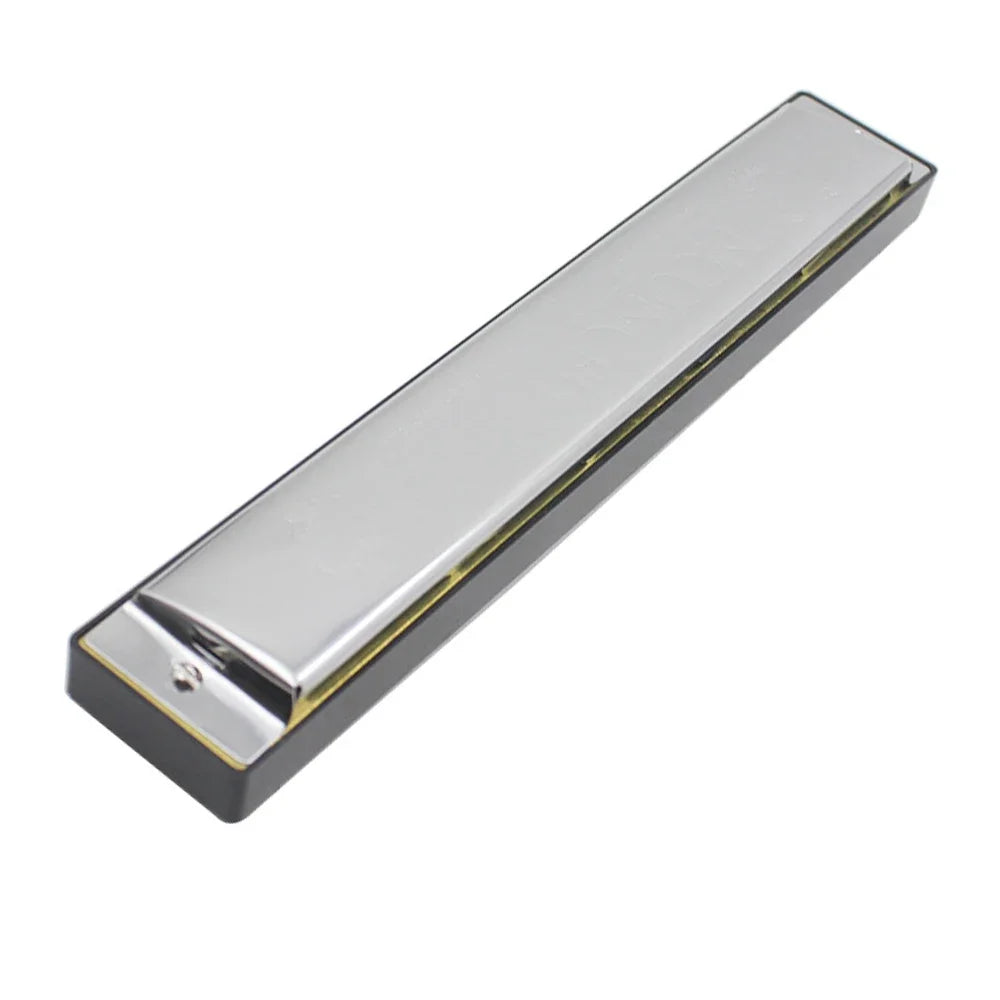 Harmonica Professional Swan 24 Hole C&D Key Harmonica Play Double-Side Silver Harmonica Beginners Playing Music Instruments
