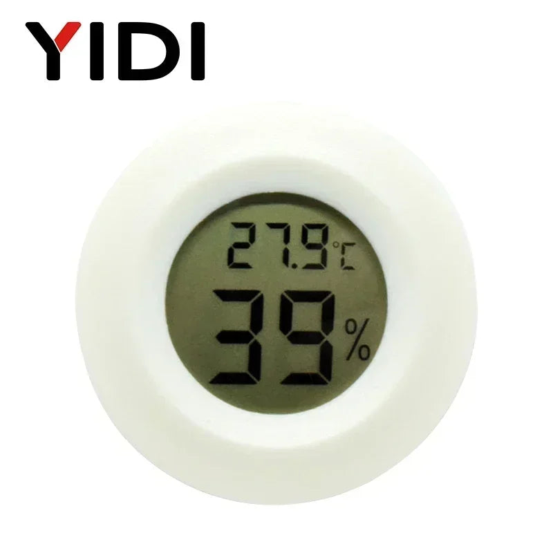 Mini Digital LCD Thermometer Hygrometer Gauge Freezer Tester Temperature Sensor Humidity Meter Detector Monitor Indoor Pet Car