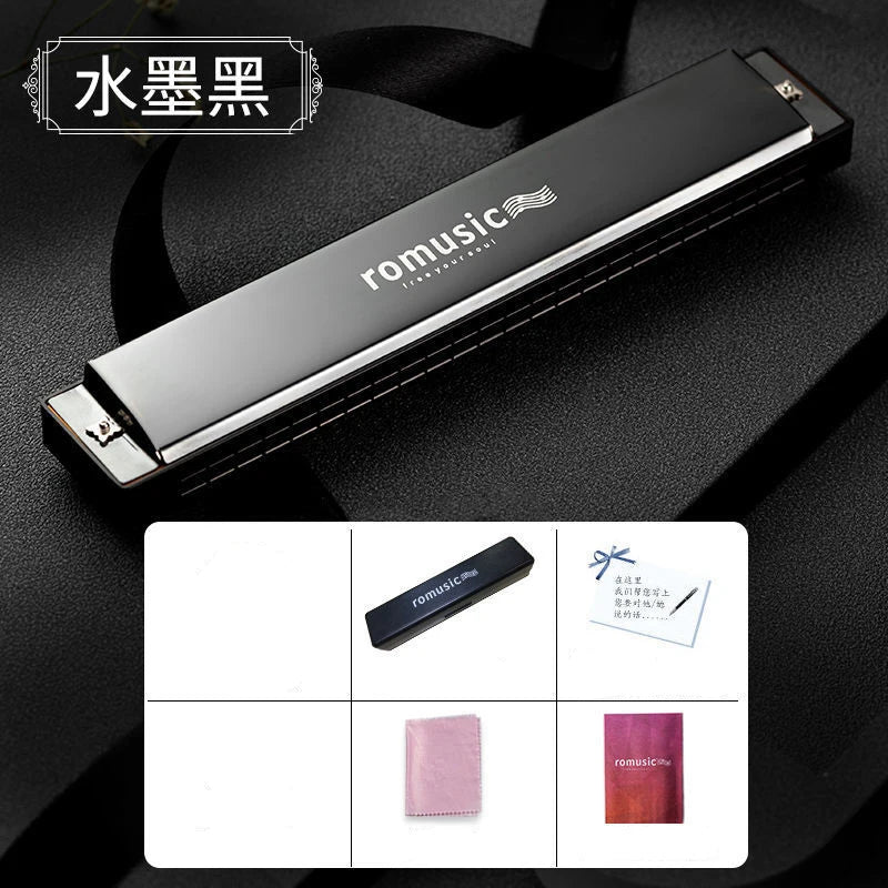 Tremolo Easttop Hohner Chromatic Kongsheng Harmonica 24-Hole Polyphonic C Professional Mouth Harmonica 24 Kong Sheng Harmonicas