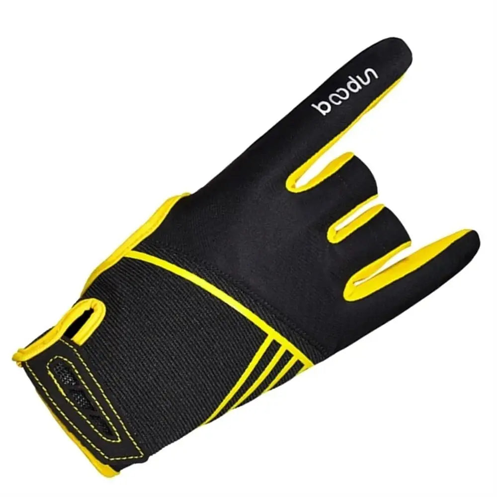 Mittens Bowling Glove Comfortable Half Finger Anti-Skid Sports Gloves Breathable Soft Bowling Ball Gloves Men Women