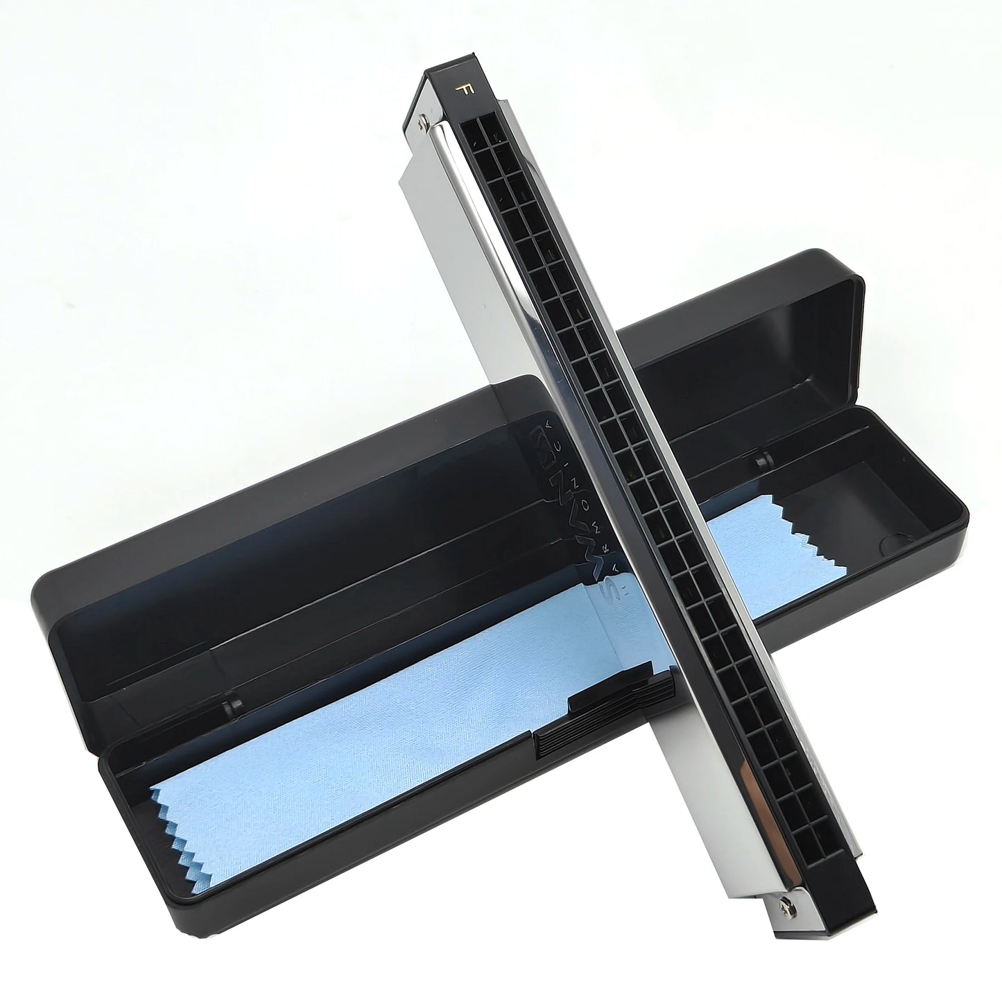 Swan Harmonica 24 Hole Polyphonic Harmonica C Key a/B/D/E/F/G/a #/C #/D #/F #/G # Professional Tremolo Harmonica for Beginners