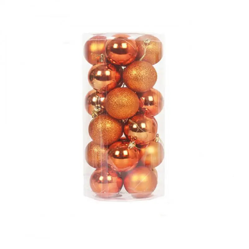 24/36pcs Christmas Ball Christmas Tree Ornament Home Christmas Hanging Pendant New Year Party Decoration Gift Navidad