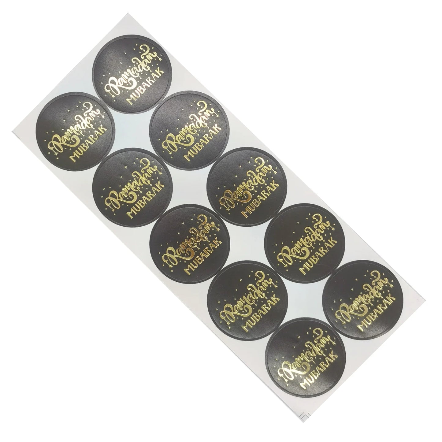 20Pcs Stickers Gold Silver Rose Gold Islamic Muslim Eid Mubarak Eid Gilding Sticker Ramadan Decoration 2023