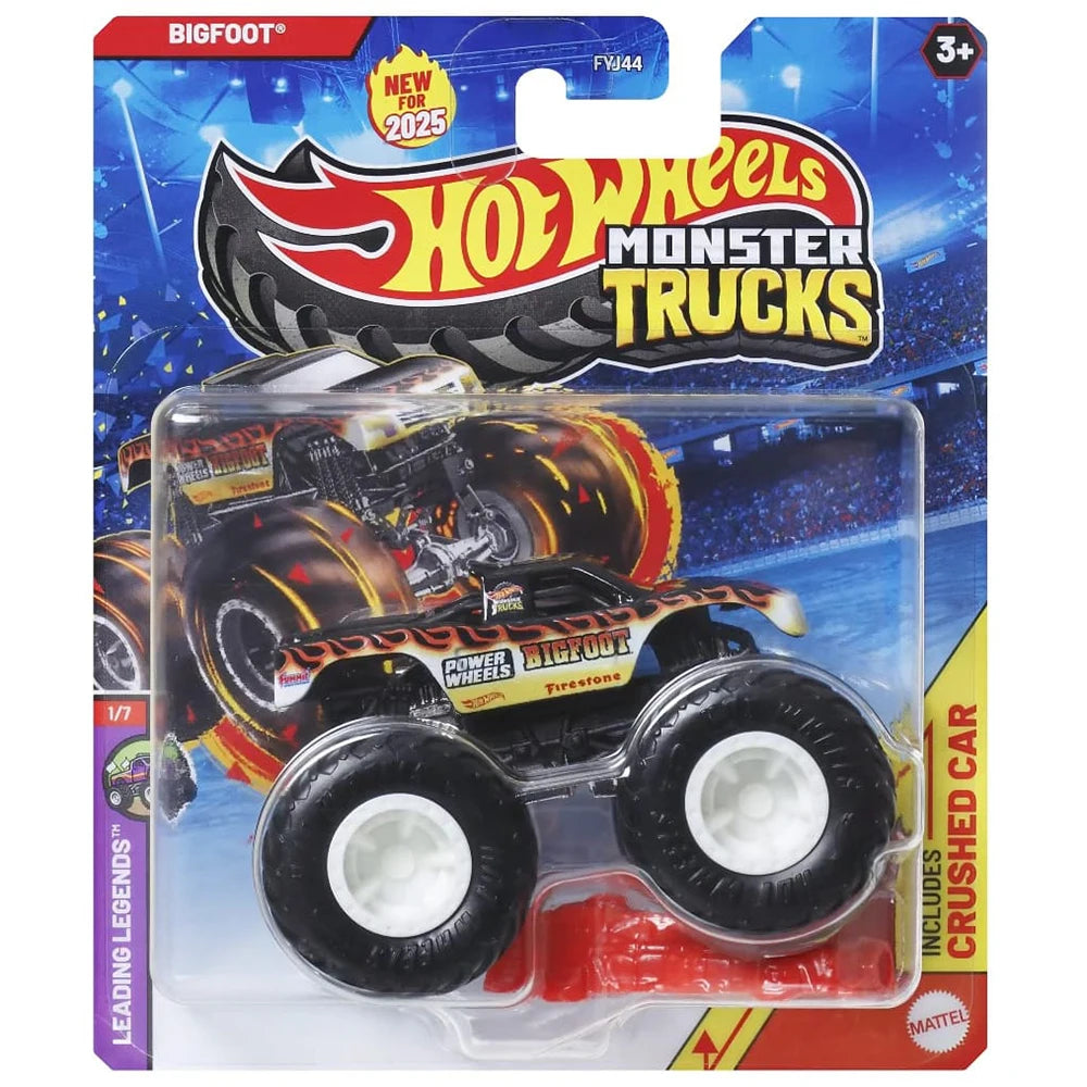 2025 Hot Wheels Cars MONSTER TRUCKS HW-Dozen-Delivery Unimog 5-Alarm 1/64 Metal Die-Cast Model Collection Toy Vehicles