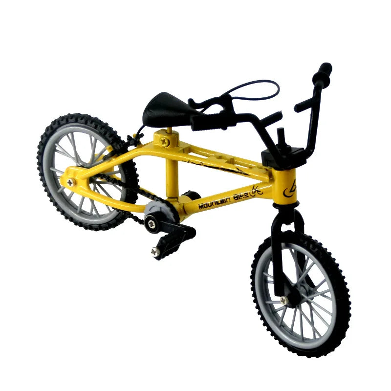 Mini Finger Bicycle Toys Alloy Miniature MTB Bike Model DIY Simulation Mountain Cycling Kid Gift Toy 1/12 Doll House Accessories