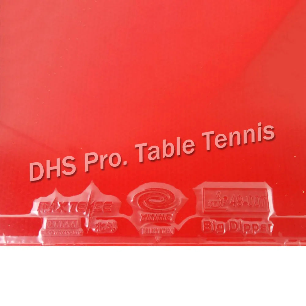 Galaxy YINHE Big Dipper Factory Tuned Max Tense Tacky Pips-In Table Tennis Rubber With Sponge