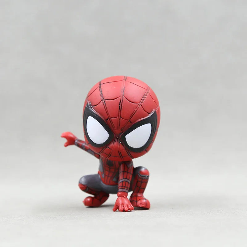 Marvel Spiderman Anime Action Figure Toys PVC Model Spider Man Dolls Decoration Cake Decoration Mdoel Kids Toys Birthday Gifts