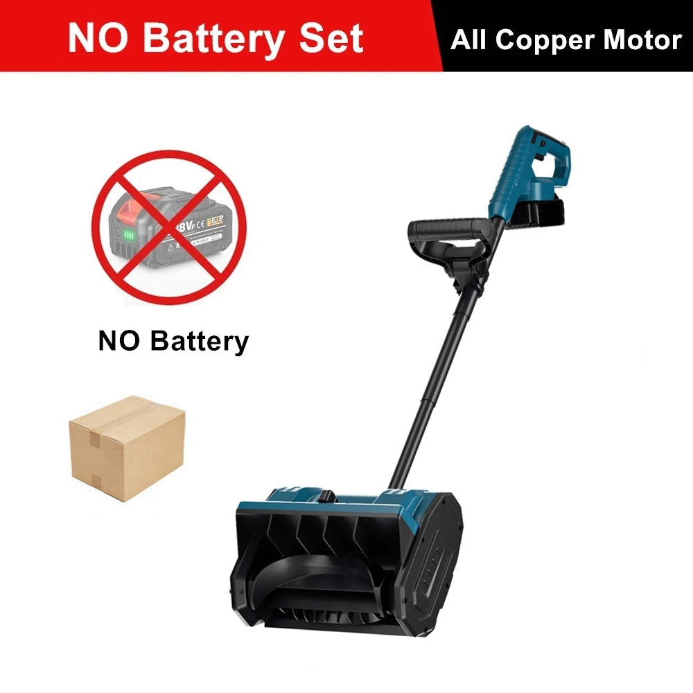 3800W Winter Foldable Electric Snowplow Lithium Electric Snow Sweeper Cordless Snow Shovel Courtyard Street for Makita Battery