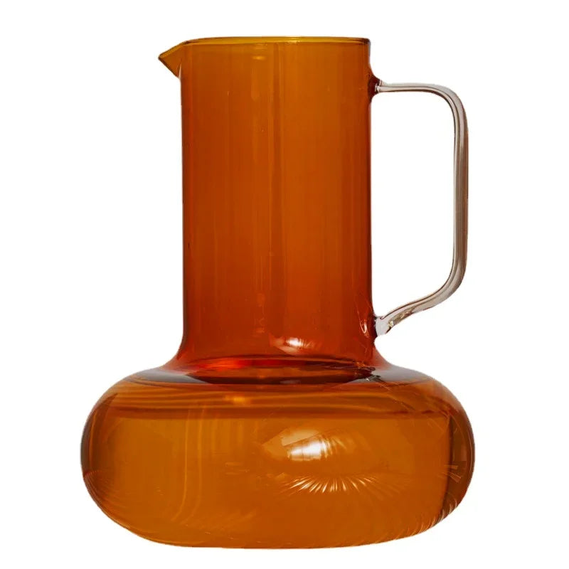 54oz Water Pitcher Glass Pitcher Tea Kettle Large Pitcher GlassTeapot Carafe Cold Juice Iced Drinking Jug for Boiling Water