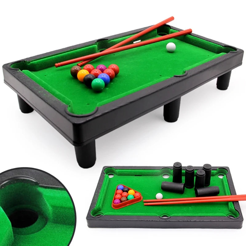 Home Office Desk Games Mini Pool Table Tabletop Desktop Billiards Snooker Game