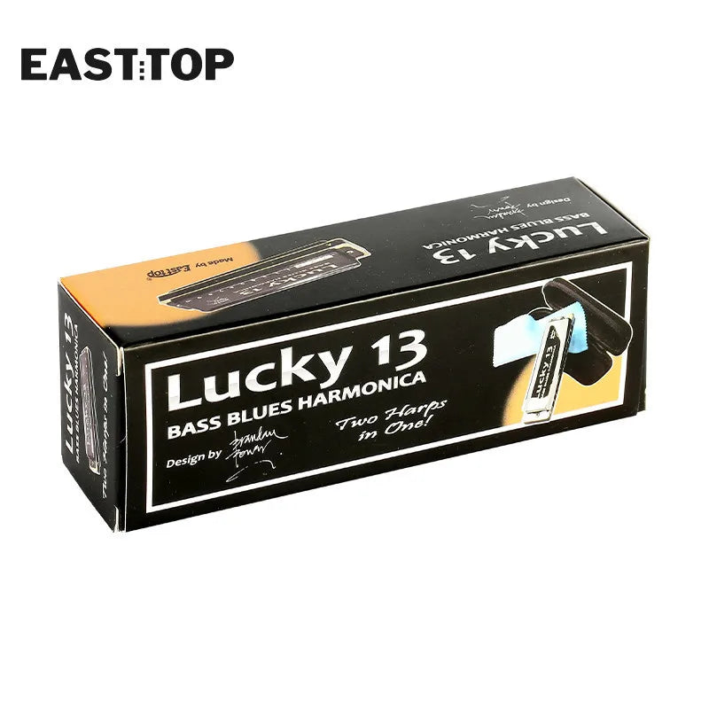 EASTTOP LUCKY 13 Dominished Harmonica Musical Instruments 13 Holes C Key Harmonica for Beginners