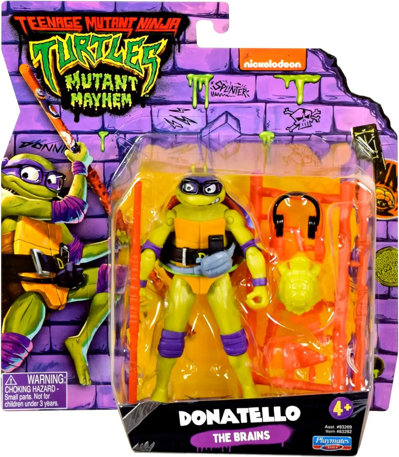 Playmates Teenage Mutant Ninja Turtles Mutant Mayhem Raph Don Mikey Leo Doll Gifts Toy Model Anime Figures Collect Ornaments