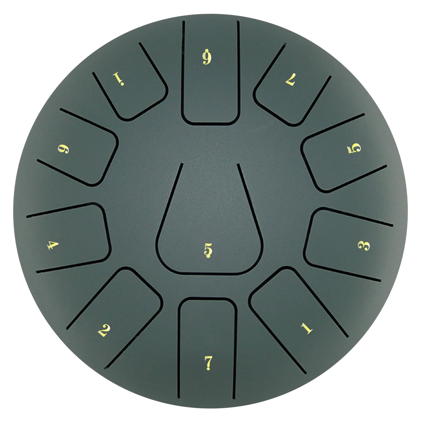 Titanium Steel Tongue Drum 8 Inch 11 Note Hand Pan Drum Children Mini Ethereal Drums Percussion Instrument Yoga Meditation Gifts