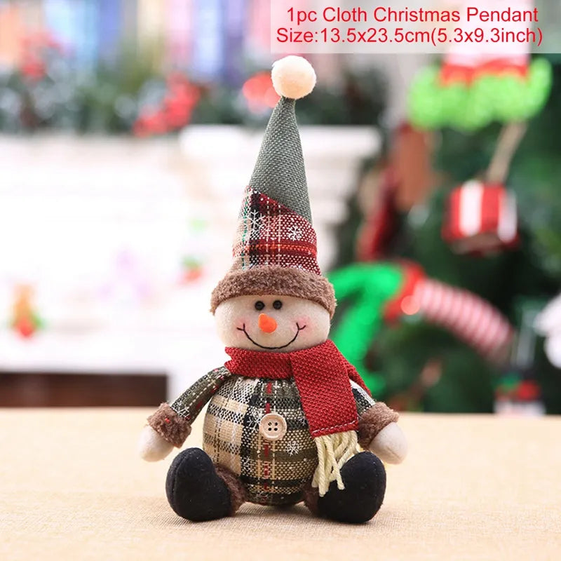 Christmas Faceless Gnome Christmas Ornaments Merry Christmas Decoration for Home Navidad Pendants Cristmas Gifts New Year 2023