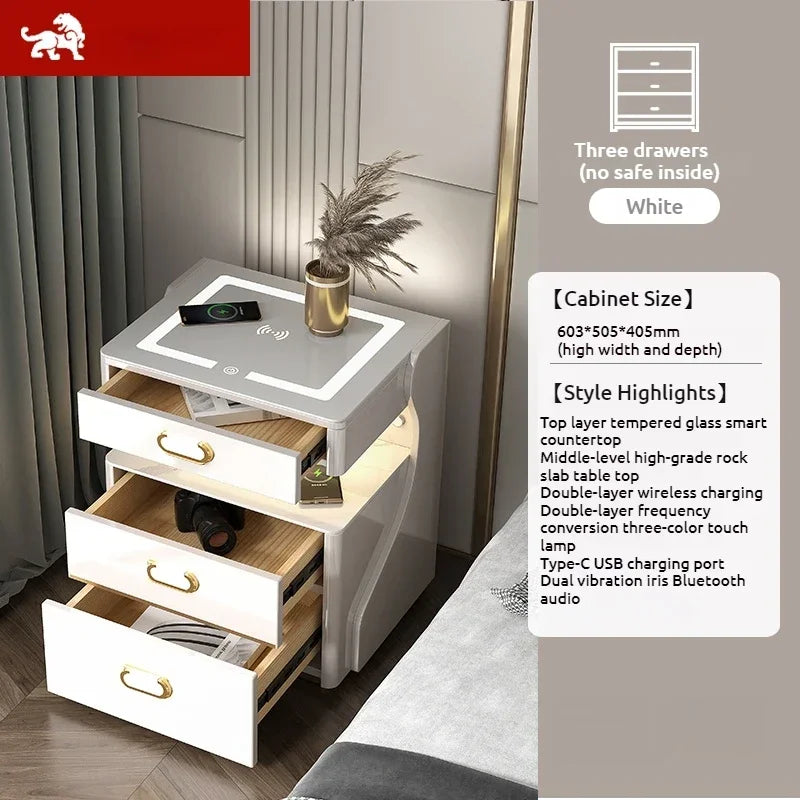 Modern Console Nightstands Smart Closets Mobile Storage Nordic Coffee Tables Designer Luxury Table De Chevet Indoor Furnitures