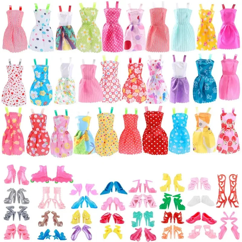 Mini Furniture for Barbiees Doll House Chair Shoe Skate Clothes for Barbies Doll Accessories Kelly 1:12 Doll DIY Toys for Girls
