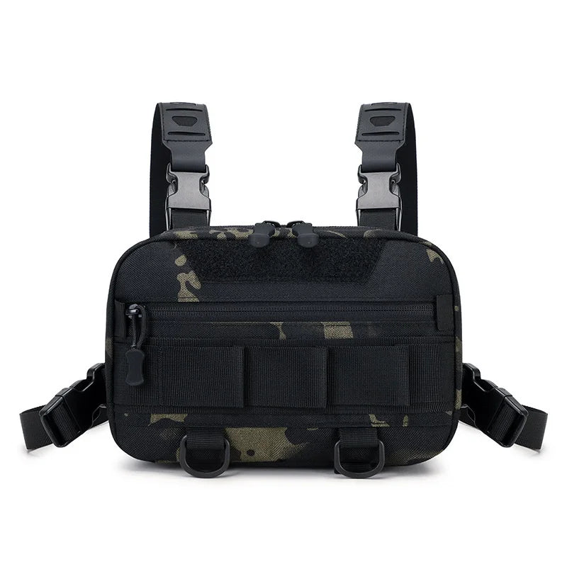 New Fishing Chest Bag Men Training Bags Waterproof Molle Nylon Climbing Camping Backpacks Outdoor Travel Vest Backpack Waist Bag