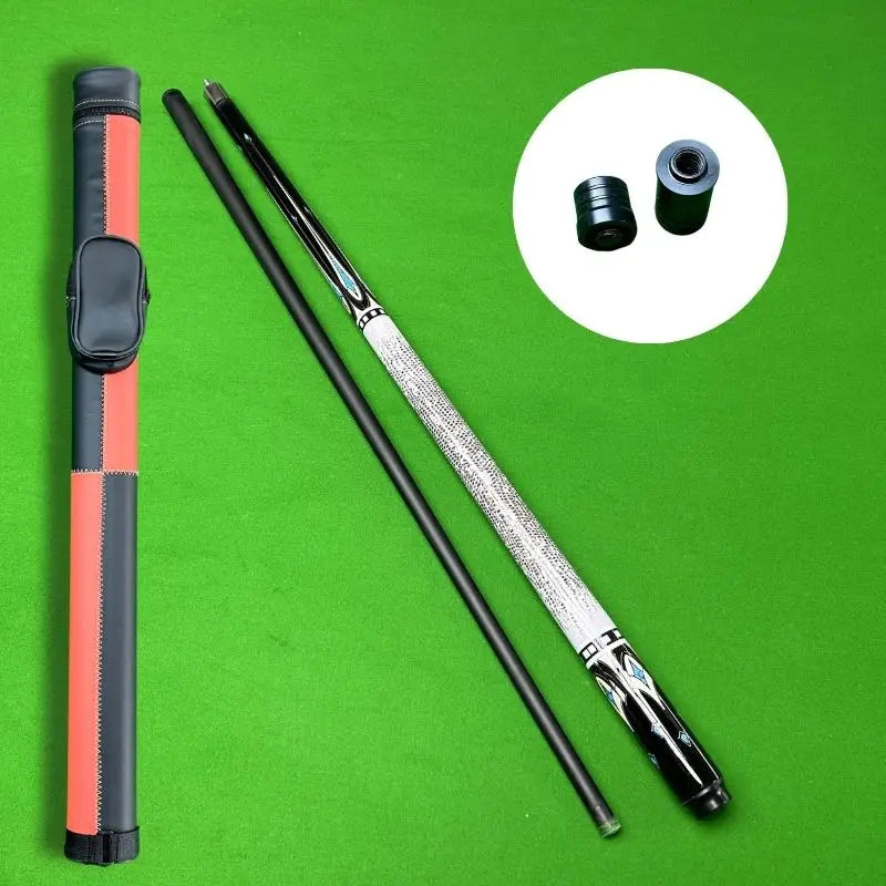 Black Technology Carbon Fiberglass Professional Pool Cue Stick Lizard Shaped Grip 12.5mmTip Billiards Accessories Exquisite Gift
