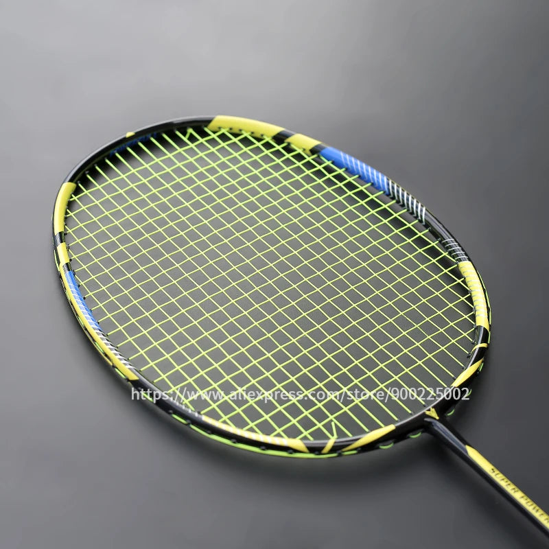 Ultralight 8U 65g Carbon Professional Badminton Racket Strings Strung Bag Multicolor Z Speed Force Raket Rqueta Padel 22-30lbs