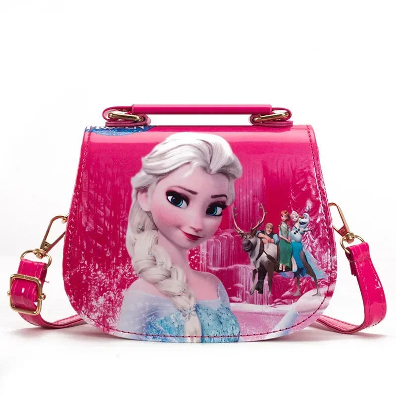 Disney Frozen Anime Figure Elsa Princess Child Shoulder Bag Girl Baby Lovely Handbag Cartoon Kid Fashion Shopping Messenger Bag