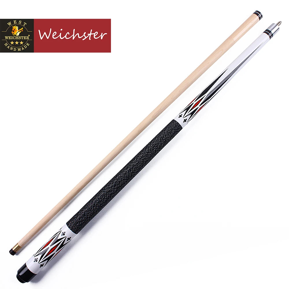 Weichster Billiard Pool Cue Stick 1/2 Maple Wood Shaft 58" 13mm Screw on Tip Cue