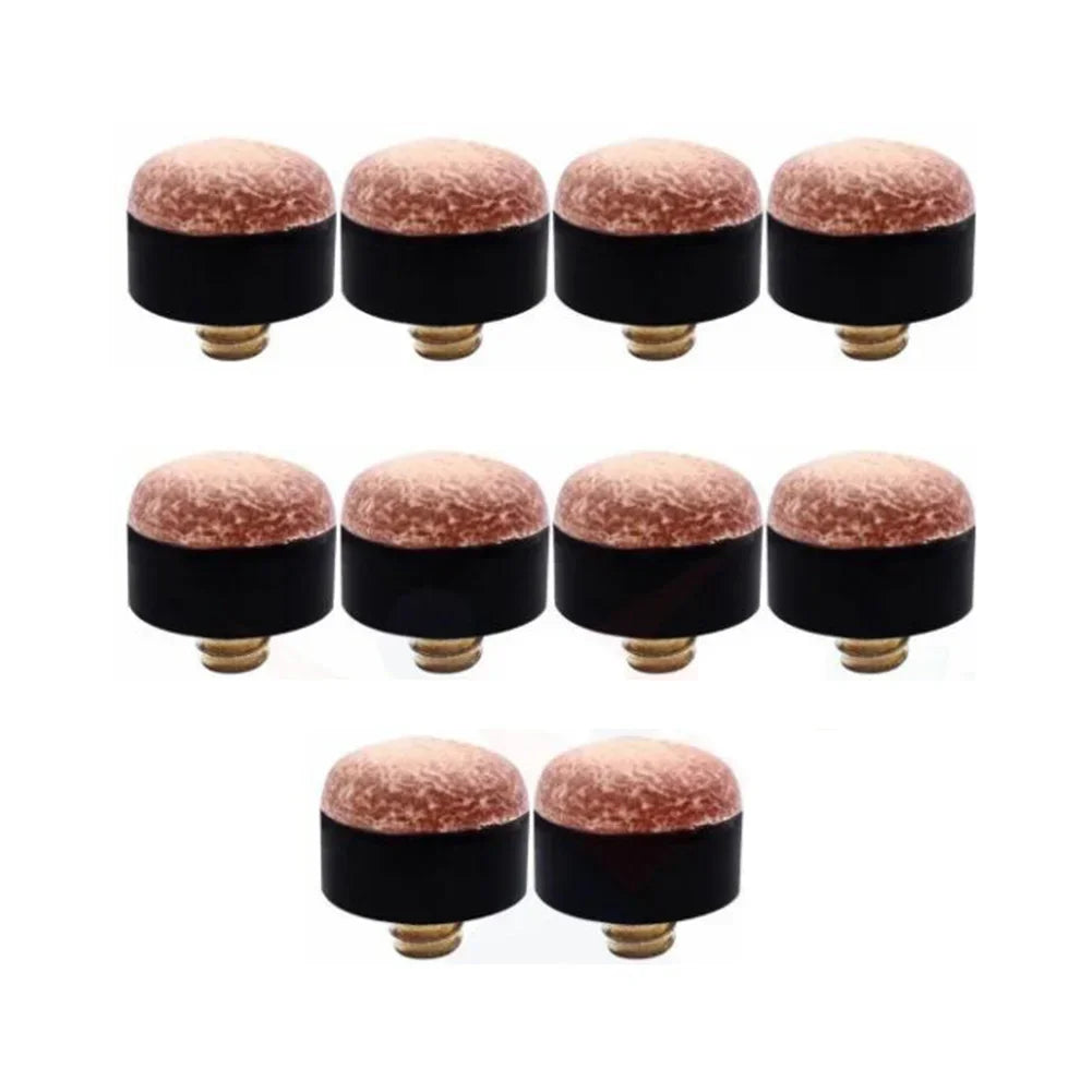 5/10Pcs Screw in Cue Tips Snooker Pool Billards Tip Head Replacement Parts Economic Pool Table Club Snooker Cue Accessories
