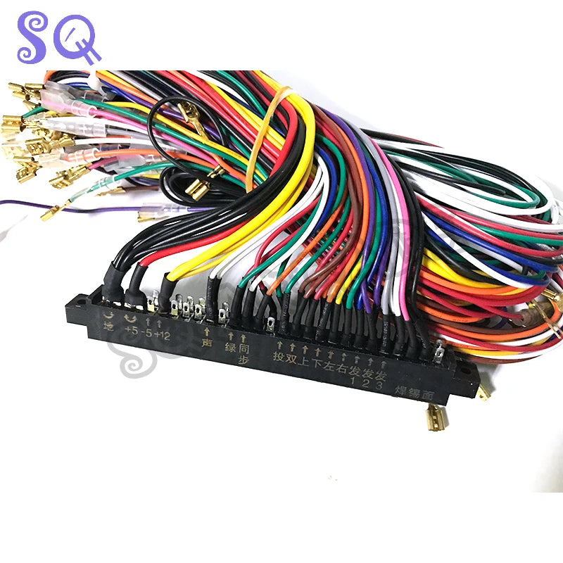 Jamma Wire Harness 28 Pin Jamma Loom 40cm/140cm Length Joystick Button Connector for Arcade Cabinet Accessories Games 60 in 1