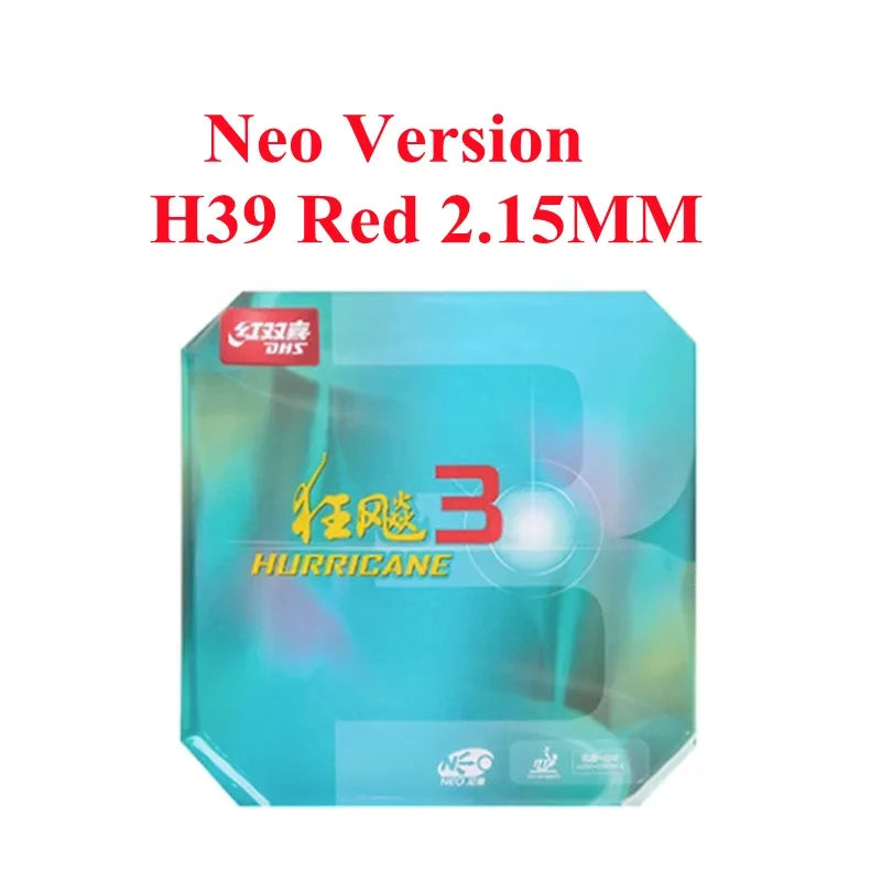 DHS NEO Hurricane 3 ( Loop+Control ) Pips-In Table Tennis (PingPong) Rubber With Sponge 2.15mm 2.2mm
