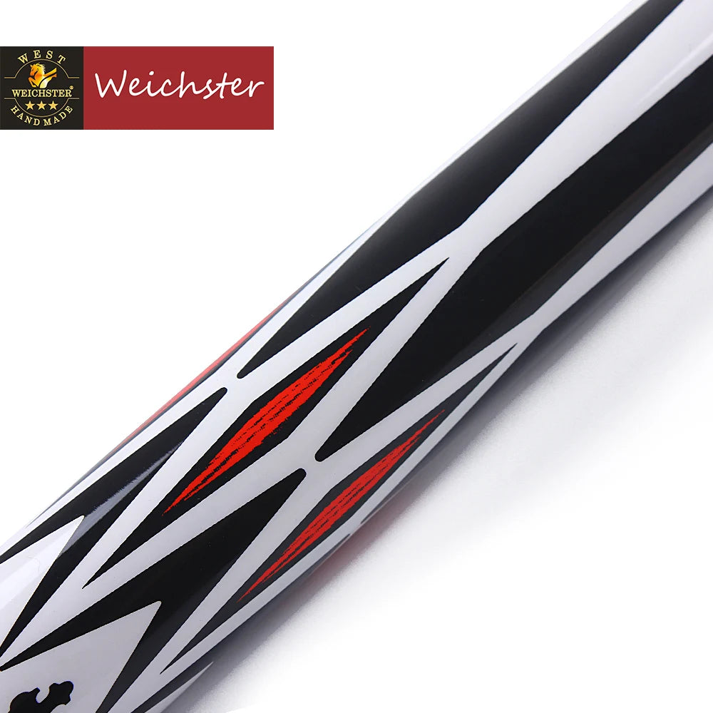 Weichster Billiard Pool Cue Stick 1/2 Maple Wood Shaft 58" 13mm Screw on Tip Cue