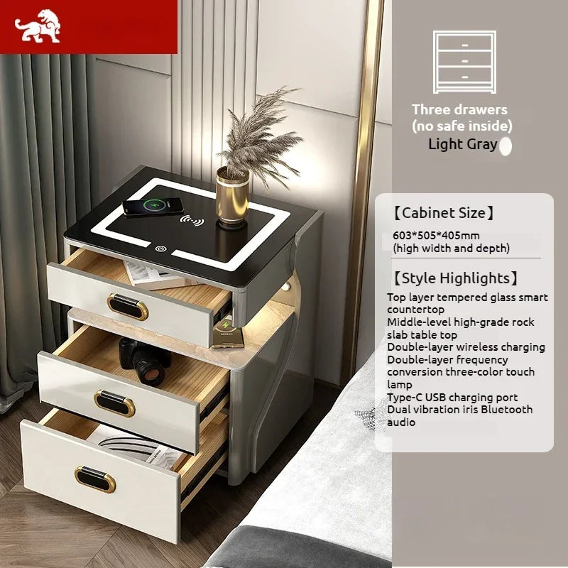 Modern Console Nightstands Smart Closets Mobile Storage Nordic Coffee Tables Designer Luxury Table De Chevet Indoor Furnitures