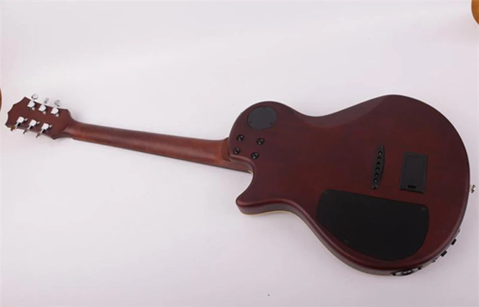 Silent Electric Acoustic Guitar Portable Built in Effect Reverb Delay Inside Sunburst Spruce Top Guitare Guiter Guitarra Gitar