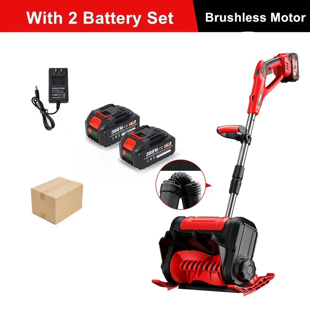 3500W Winter Brushless Electric Snowplow Lithium Electric Snow Sweeper Cordless Snow Shovel Courtyard Street for Makita Battery