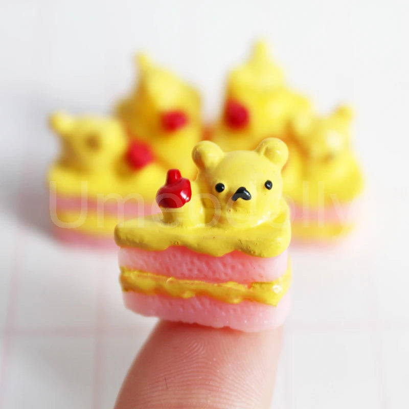 1/6 Scale Dollhouse Miniature Cake Bread DIY Dessert Mini Food for Barbies BJD Doll House Kitchen Furniture Accessories