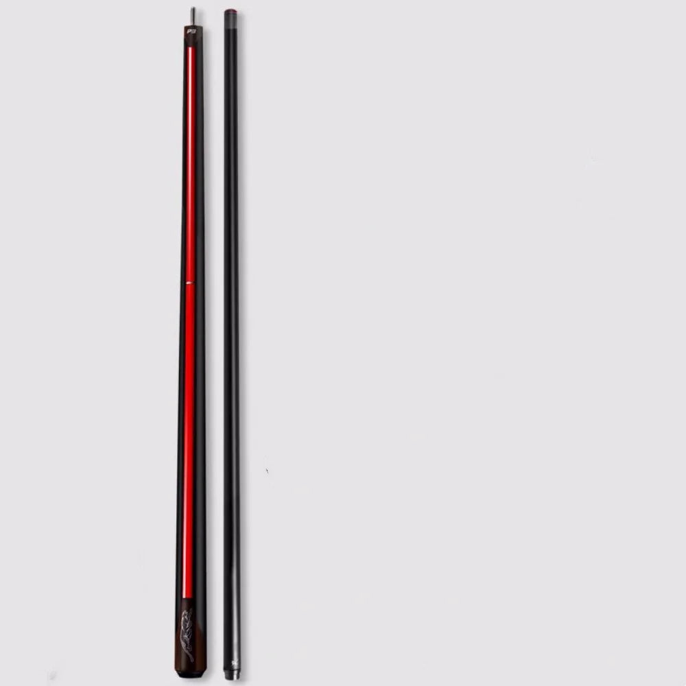Classic Red P3 58" Black Technologh Billiard Pool Cue Stick