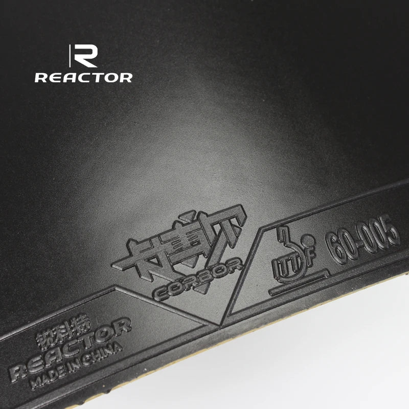 2 Pcs/Lot Reactor Original Pips-In CORBOR Table Tennis Rubber With Sponge Ping Pong Rubber Tenis De Mesa
