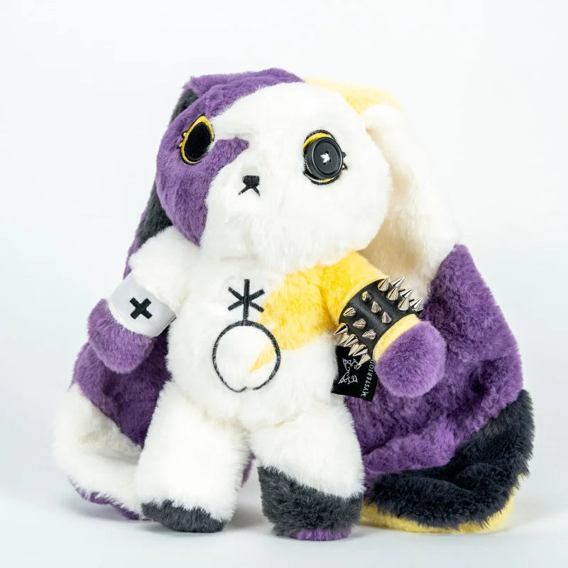 30cm Dreadfuls Non Binary Rabbit Plush Toy Pillow Horror Goth Bunny Stuffed Soft Animal Doll Home Decor Peluches Pillow Kid Gift
