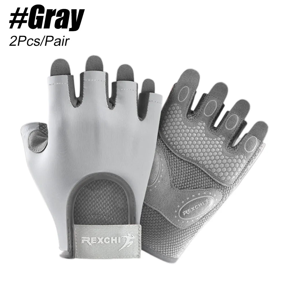 1 Pair Workout Gloves for Men and Women, Exercise Gloves for Weight Lifting, Cycling, Gym, Training, Breathable and Snug Fit