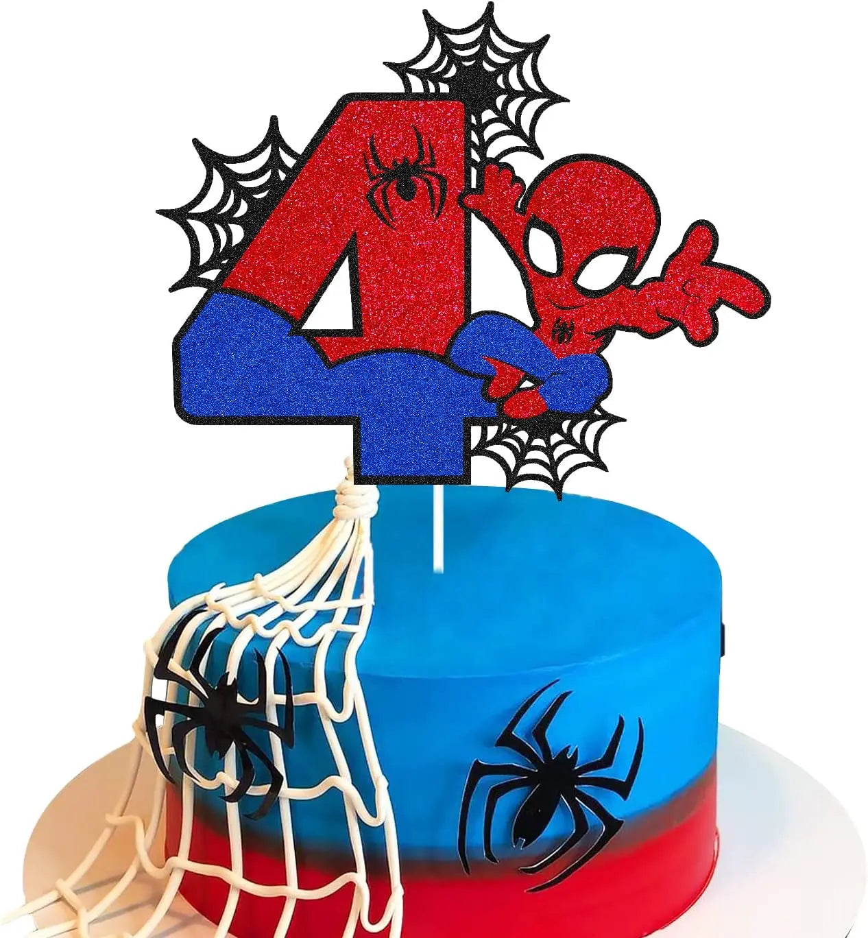 1set the Avengers Birthday Party Cake Topper Super Hero Spiderman Hulk Iron Man Cake Decoration for Kids Birthday Party Supplies