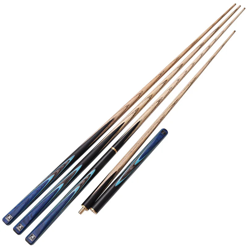 OMIN-Gunman the New Generation Billiard Stick Ash Shaft Snooker Case Supplies 3/4 Split Pool One Piece Cue Tip Size 10mm 9.5mm