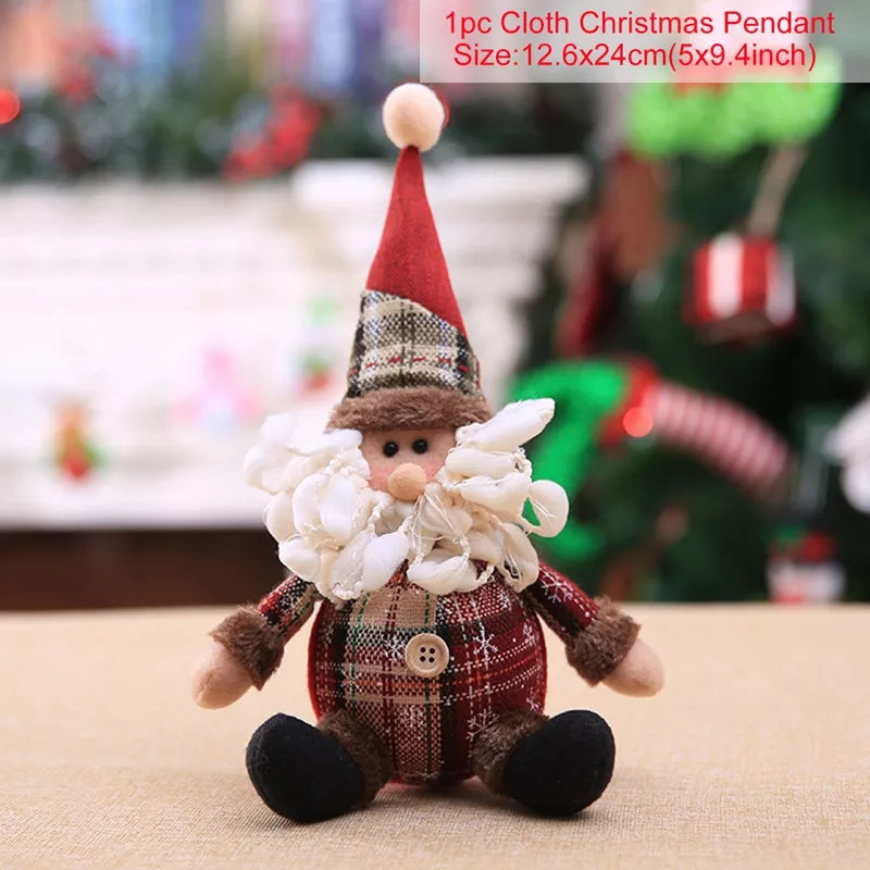 Christmas Faceless Gnome Christmas Ornaments Merry Christmas Decoration for Home Navidad Pendants Cristmas Gifts New Year 2023