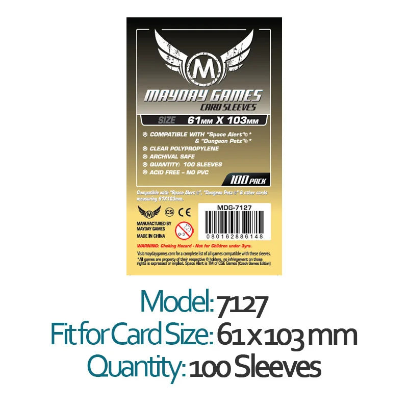 100 Sleeves MAYDAY Card Game Sleeve Protector Board Game Protective Sleeve MUNCHKIN MTG 41 45 56 59 63 68 87 88 92