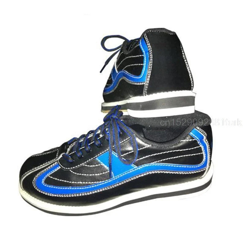 Large Size 38-46 Bowling Shoes Changable Sole Men With Skidproof Sole Sneakers Right Hand and Left Hand Both of Them Can Wear It