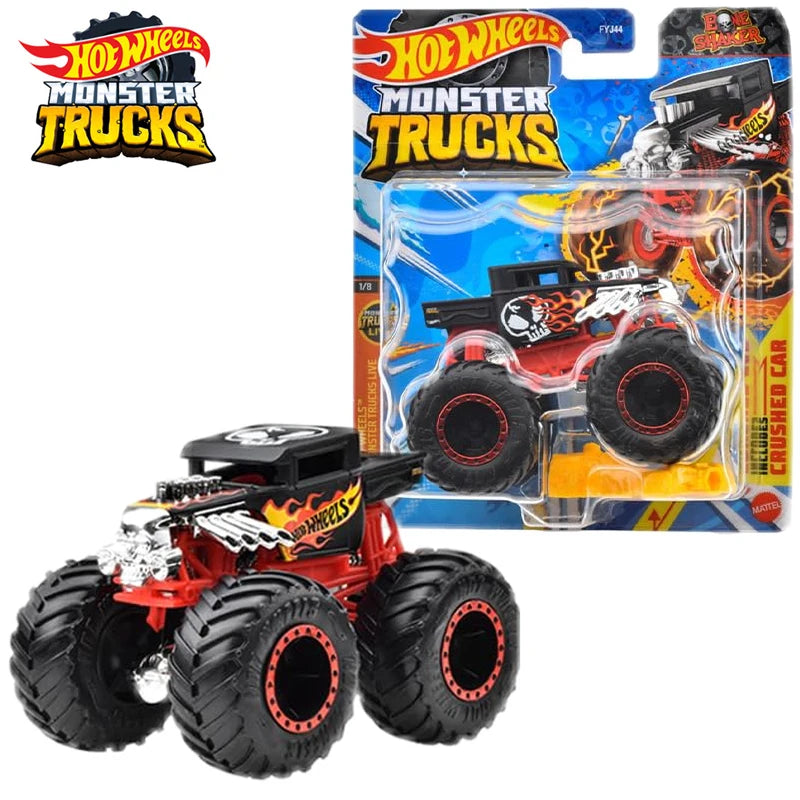 24-Fyj44-Hwc64 Hot Wheels 1:64 Tiger Shark Monster Trucks Diecast Alloy Car Model Toys