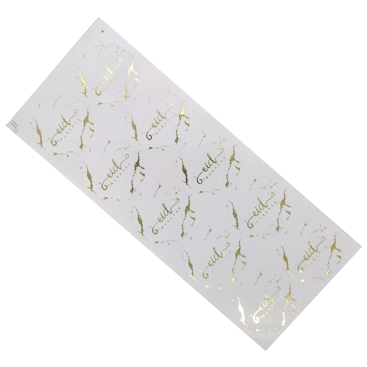 20Pcs Stickers Gold Silver Rose Gold Islamic Muslim Eid Mubarak Eid Gilding Sticker Ramadan Decoration 2023