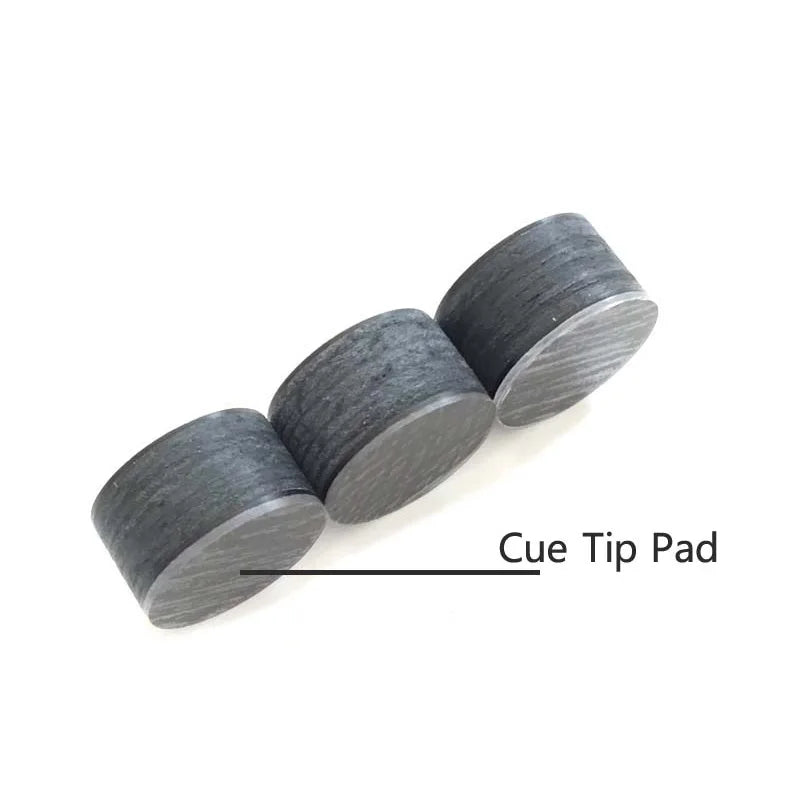 2017 Latest Jassinry 14mm Professional Billiards Pool Cue Tips in SS/S/M/H With 2layers Pad+8layers Pigskin Tips Black Color