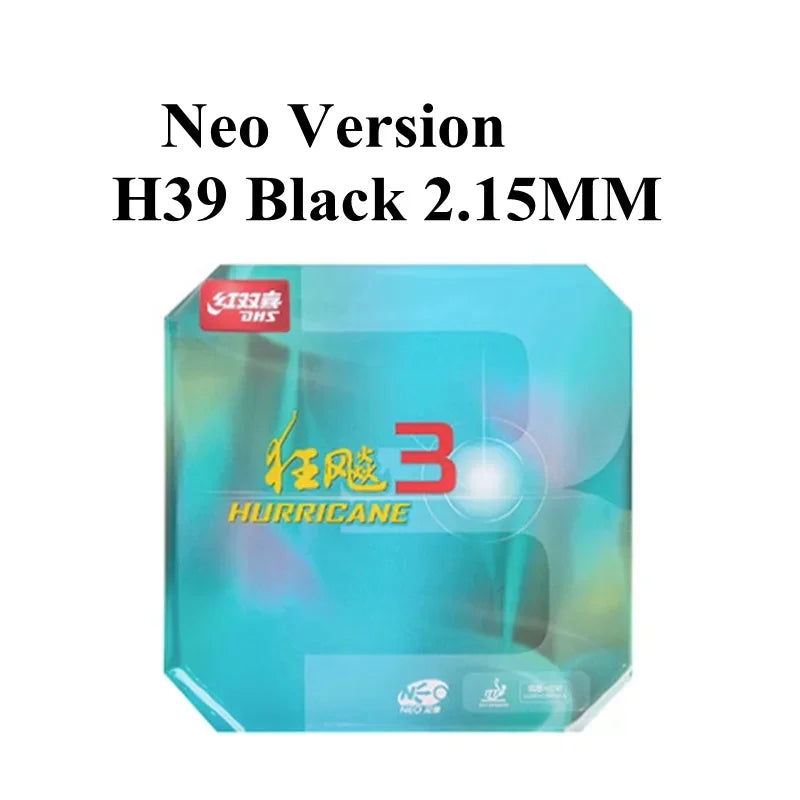 DHS NEO Hurricane 3 ( Loop+Control ) Pips-In Table Tennis (PingPong) Rubber With Sponge 2.15mm 2.2mm