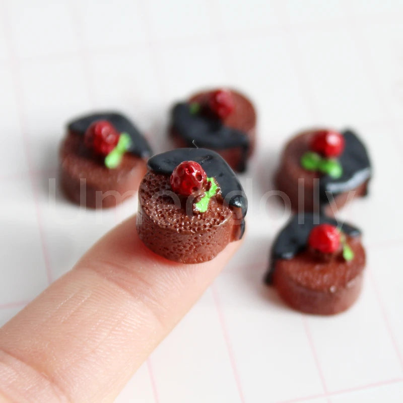 1/6 Scale Dollhouse Miniature Cake Bread DIY Dessert Mini Food for Barbies BJD Doll House Kitchen Furniture Accessories